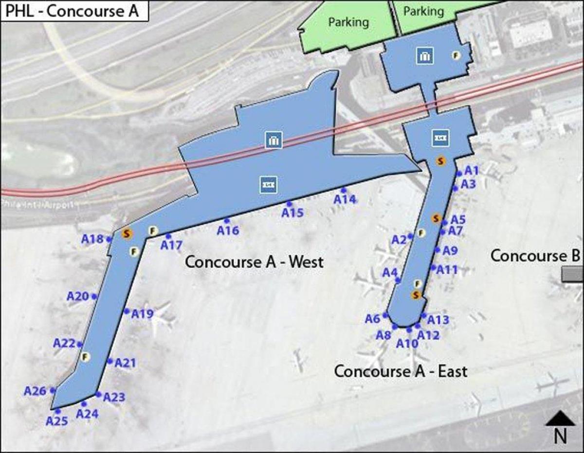 kort over phl lufthavn